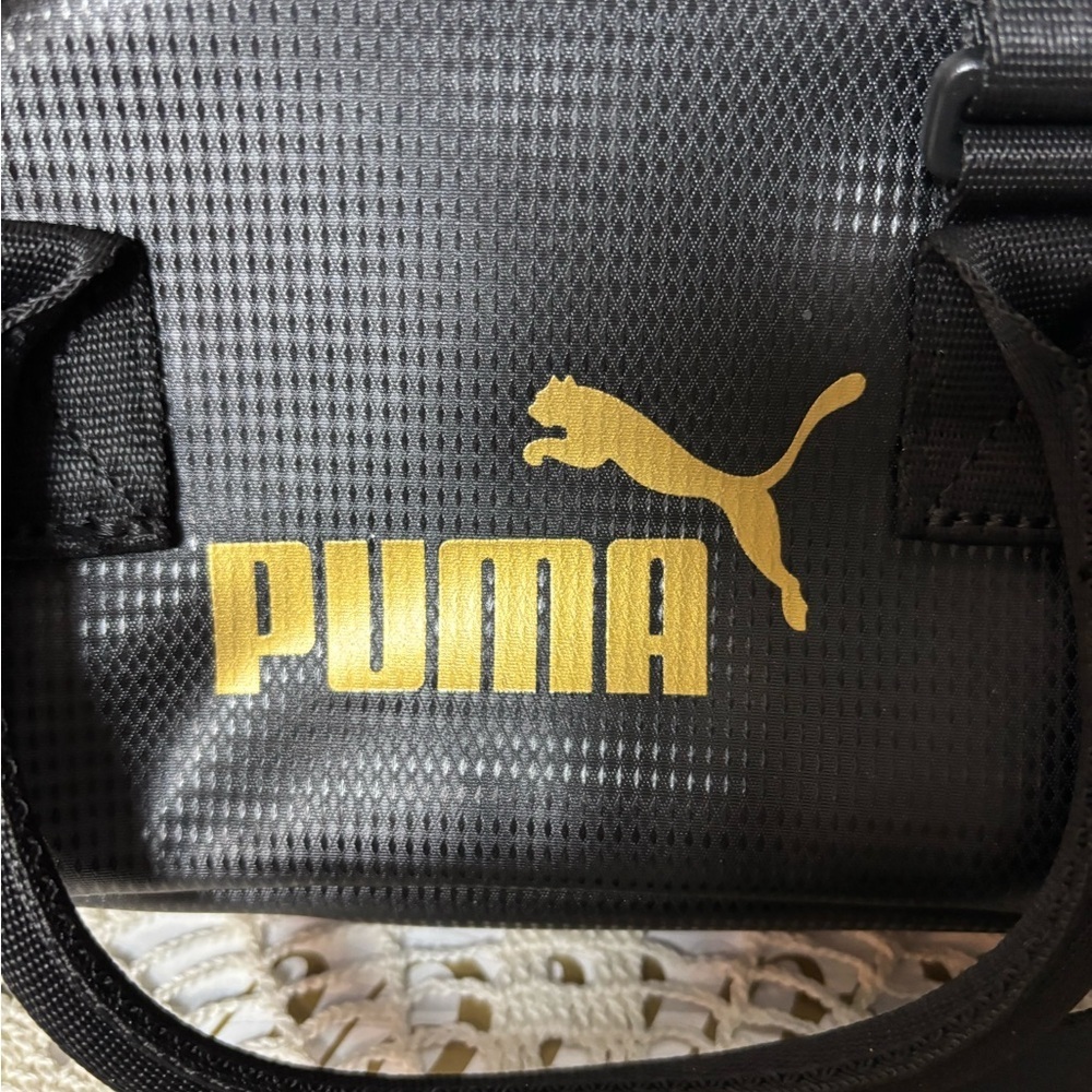 PUMA Core Up Mini Grip Bag with Gold Logo Crossbody - Picture 3 of 8